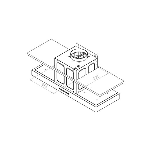 هود کن مدل آرتیما 14 استیل 80 سانت